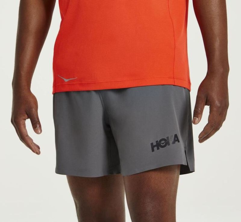 Short Hoka Glide 5" Castlerock pour hommes