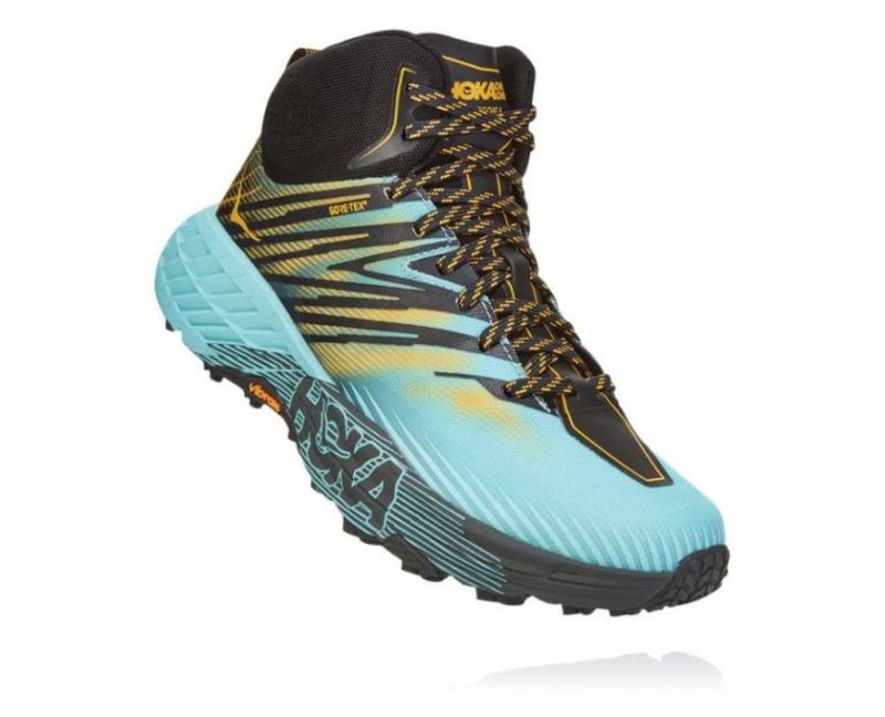 Hoka Speedgoat Mid GORE-TEX 2 pour femme Antigua Sand / Golden Rod