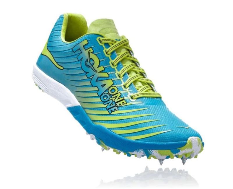 Hoka EVO XC Spike Cyan / Citrus pour homme