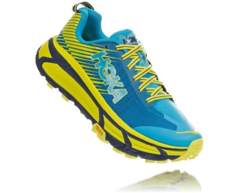 Hoka EVO Mafate 2 pour femme, cyan/citron