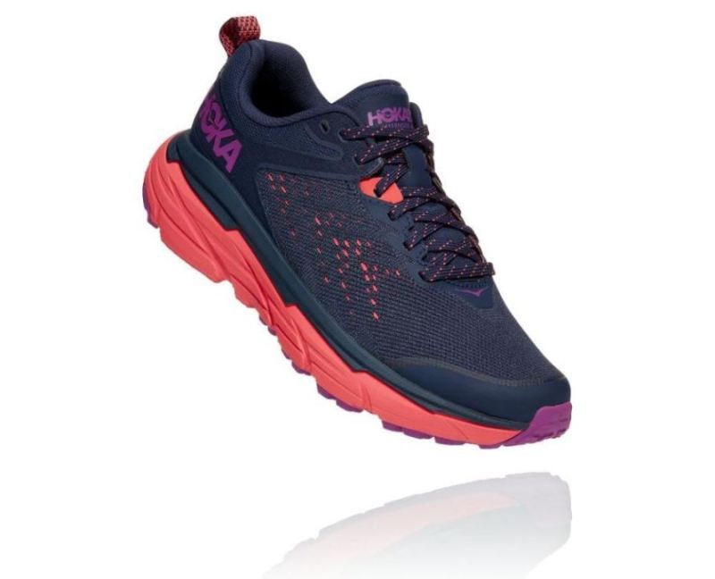 Hoka Challenger ATR 6 pour femme Black Iris / Hot Coral