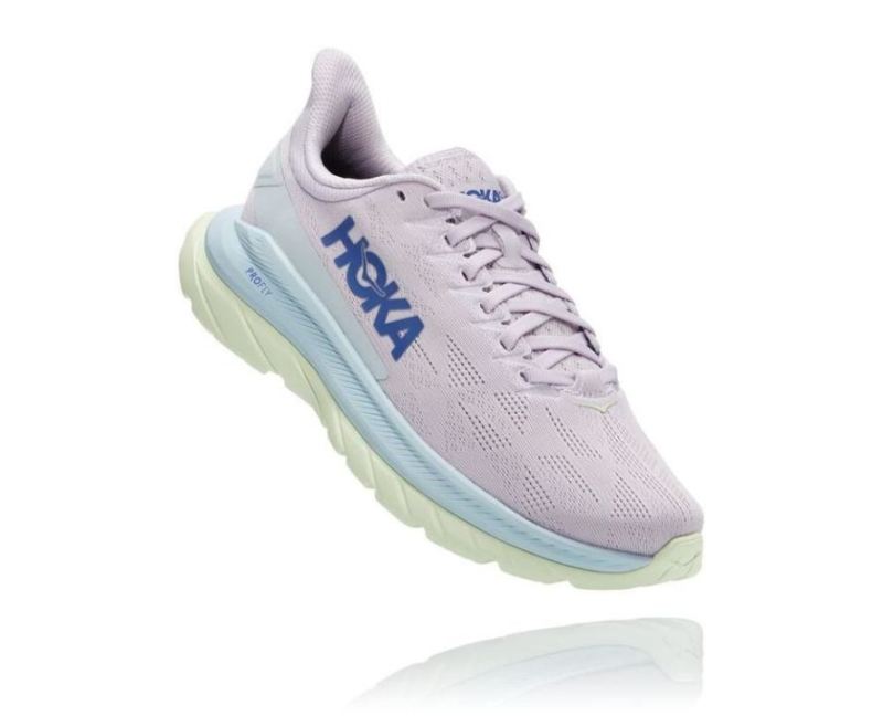 Hoka Mach pour femme4 Chaussure de course Orchid Hush / Iris Bloom