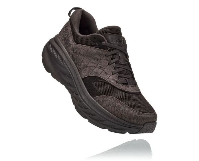 Hoka X Eg Bondi L pour femme, marron crocoImprimer