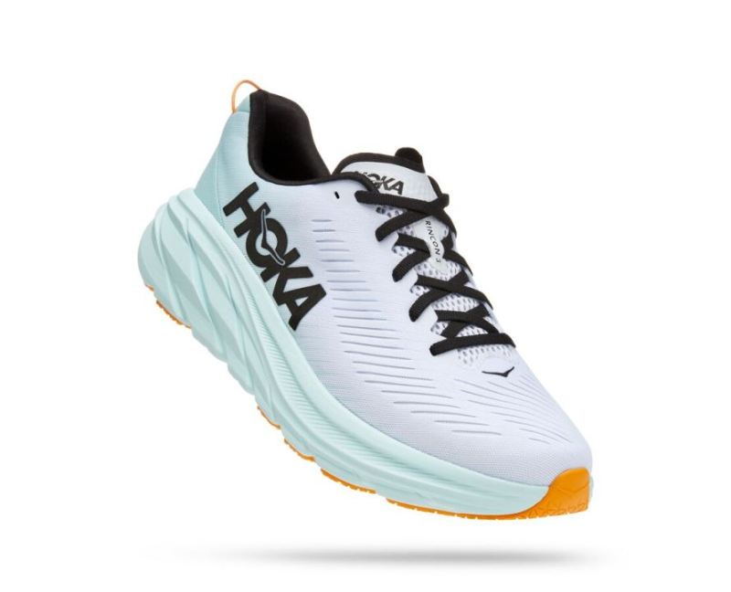 HOKA RINCON 3 HOMME BLANC / BLEU VERRE