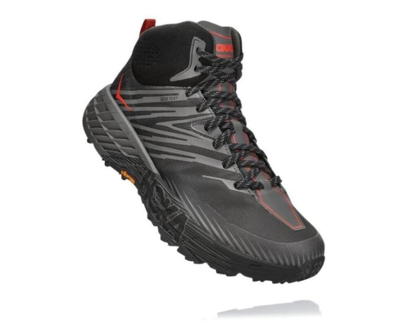 Hoka Speedgoat Mid GORE-TEX 2 pour homme Anthracite / Dark Gull Grey