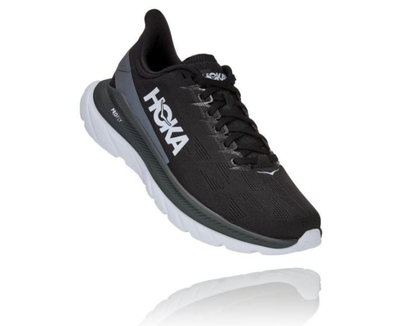 Chaussure de course Hoka Mach 4 pour homme Noir / Dark Shadow