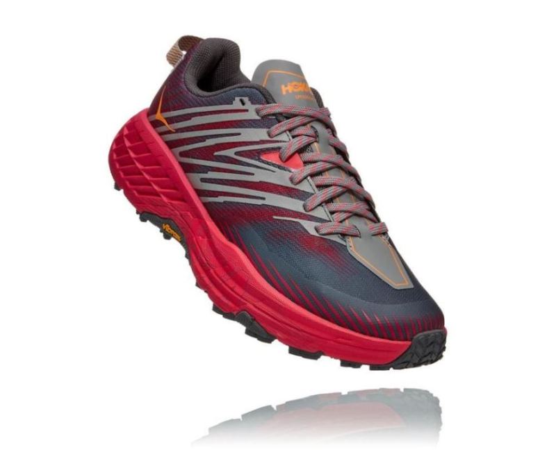 Hoka Speedgoat 4 pour femme Castlerock / Paradise Pink