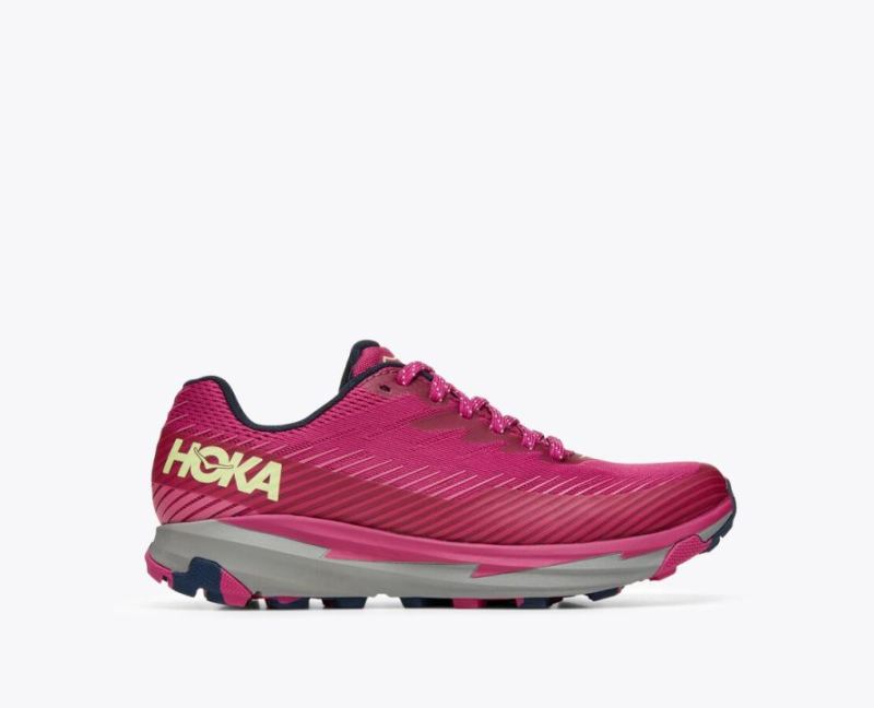 Claquettes Hoka Torrent 2 pour femme - Fuchsia festival / Rose ibis