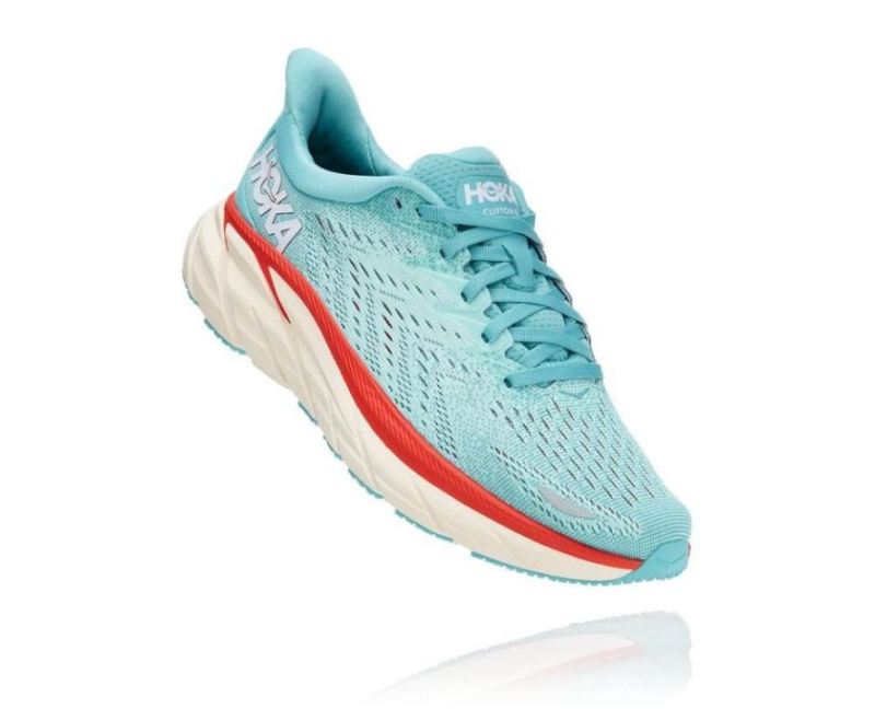 Hoka Clifton 8 Aquarelle / Eggshell Blue pour femme