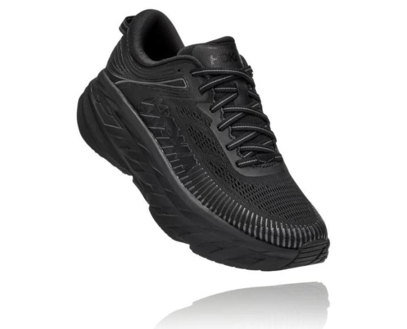 Chaussures Hoka Bondi 7 pour homme Noir / Noir