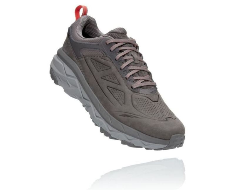 Hoka Challenger Low GORE-TEX pour homme Gris anthracite / Fiesta