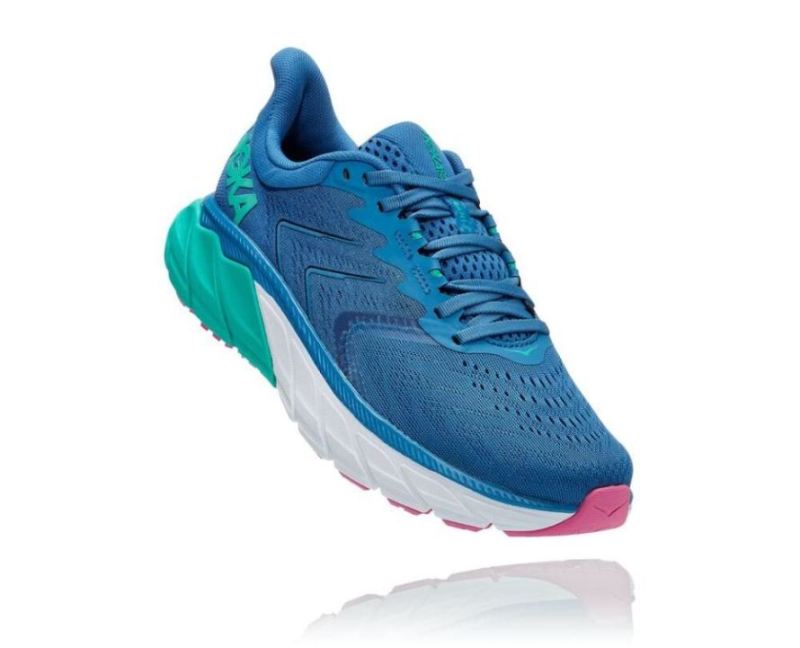 Chaussure de course à pied Hoka Arahi 5 pour homme Bleu Vallarta / Atlantis