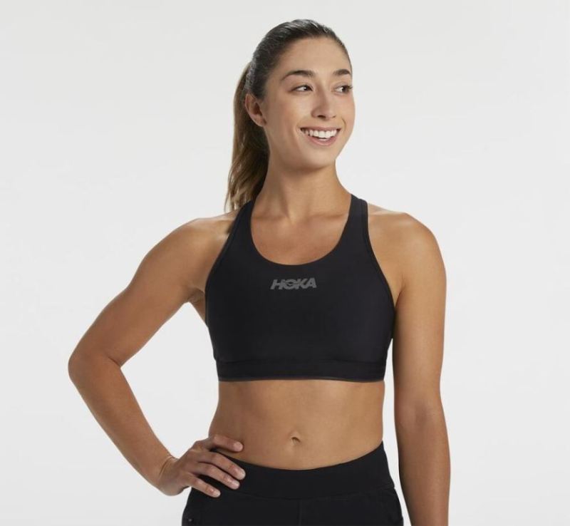 Soutien-gorge de sport Hoka Performance pour femme Noir