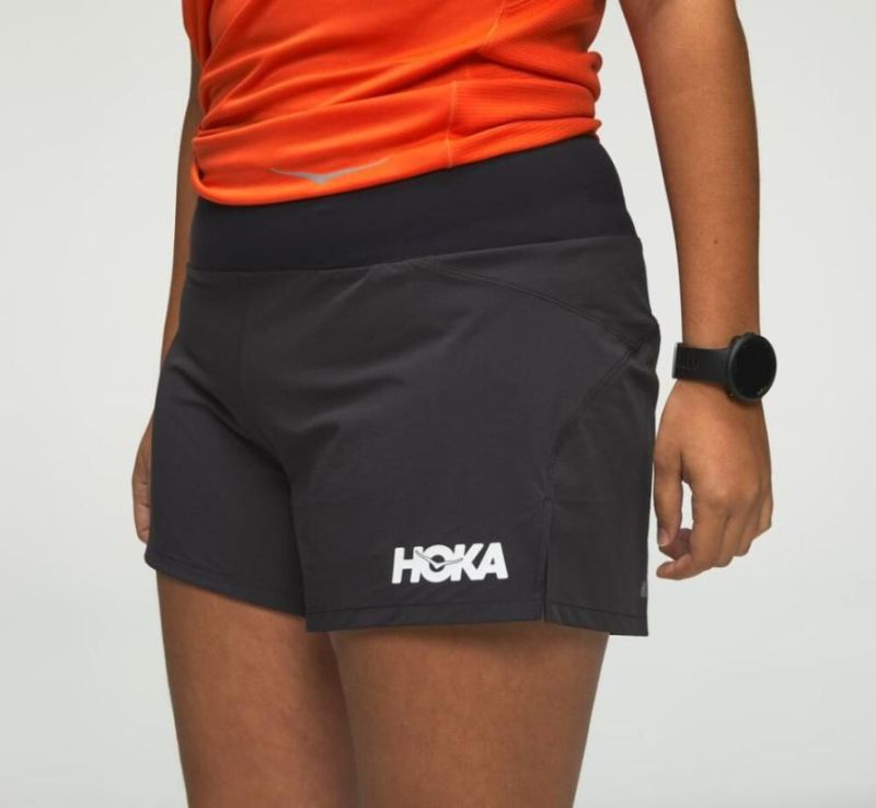 Short Hoka Performance Woven 4" pour femme Noir