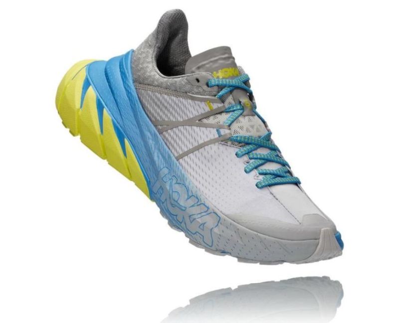 Chaussures de course sur sentier tout-terrain Hoka TenNine pour femme Drizzle / Lunar Rock