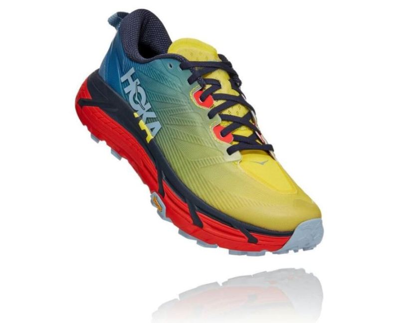 Hoka Mafate Speed 3 pour homme Bleu provincial / Fiesta