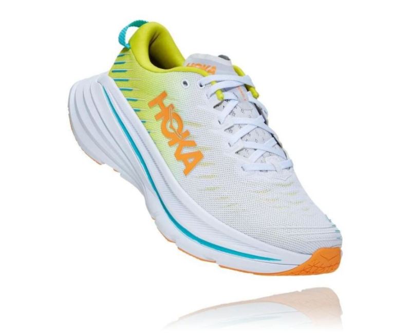 Hoka Bondi X pour homme Blanc / Evening Primrose