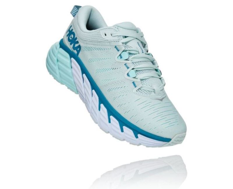 Chaussure de course sur route Hoka Gaviota 3 pour femme Brume matinale / Teinte bleue