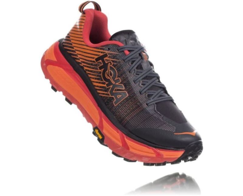 Hoka EVO Mafate 2 pour homme Noir / PoppyRouge