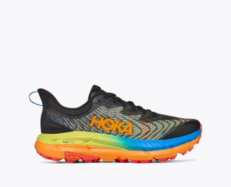 Chaussures Hoka Mafate Speed 4 pour femme - Noir / Multi