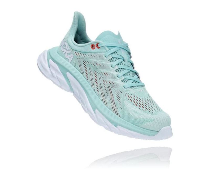 Hoka Clifton Edge Eggshell Blue / White