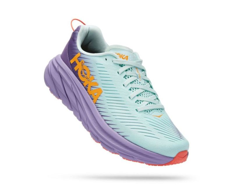 HOKA RINCON 3 FEMME BLEU VERRE / VIOLET CRAIE