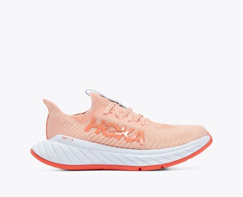 Hoka Carbon X 3 pour femme - Peach Parfait / Summer Song