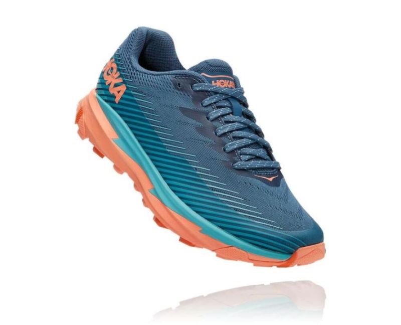 Hoka Torrent 2 Real Teal / Cantaloup pour femme