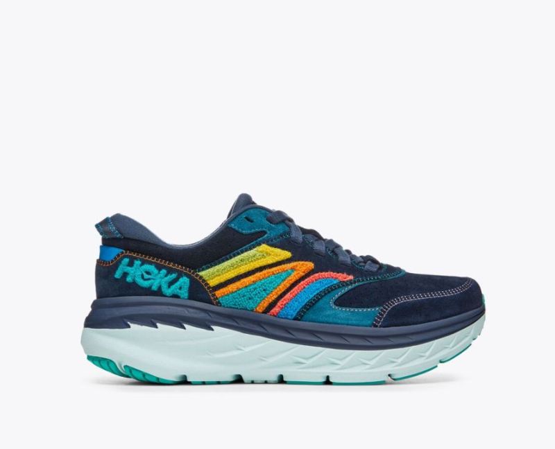 Hoka Bondi L Embroidery pour homme - Outer Space / Atlantis