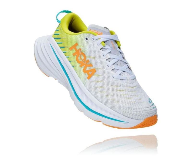 Bondi X pour femme Hoka Blanc / Onagre