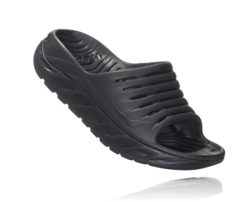 Hoka WoORA Recovery Slide 2 Homme Noir / Noir