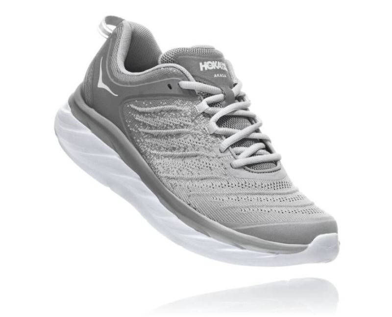 Baskets polyvalentes Hoka Akasa pour femme Frost Gray/Silver Sconce