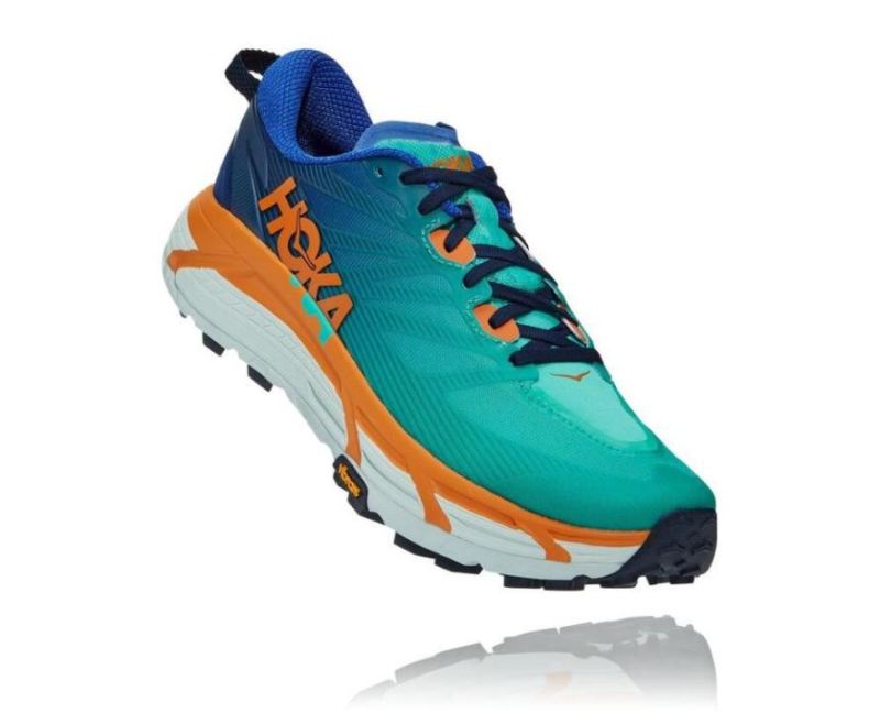 Hoka Mafate Speed 3 pour homme Dazzling Blue / Desert Sun