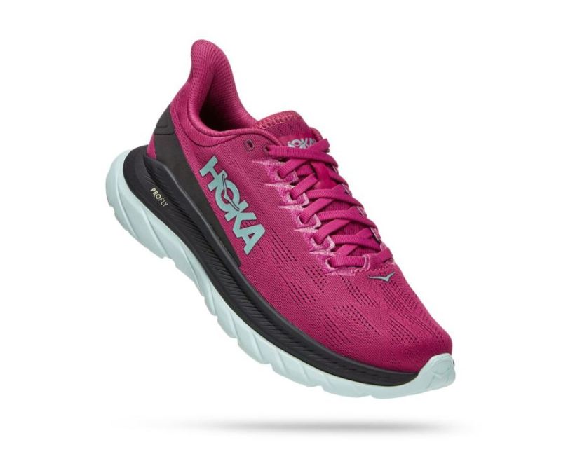 HOKA MACH 4 FESTIVAL FUCHSIA POUR FEMMES / NOIR