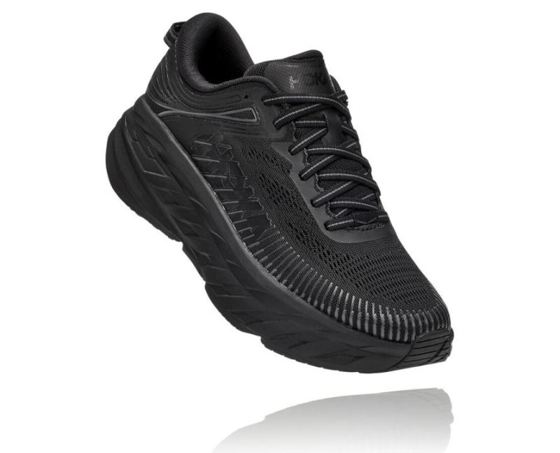 HOKA BONDI 7 POUR FEMMES BLACK / BLACK