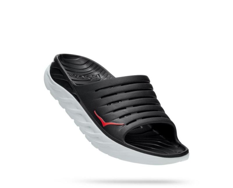 HOKA ORA RECOVERY SLIDE POUR HOMMES NOIR / FIESTA