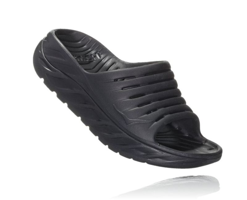 HOKA ORA RECOVERY SLIDE POUR HOMMES NOIR / NOIR