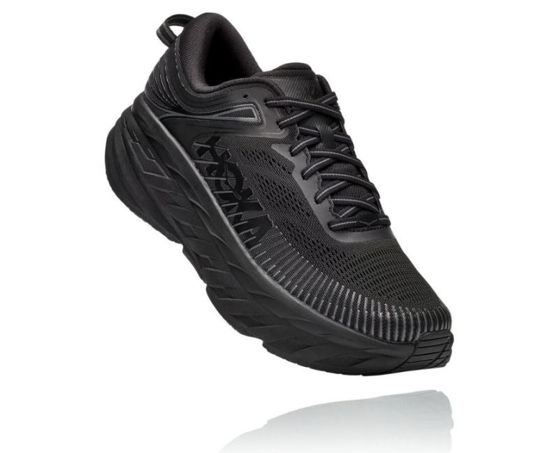 HOKA BONDI 7 POUR HOMMES NOIR / NOIR