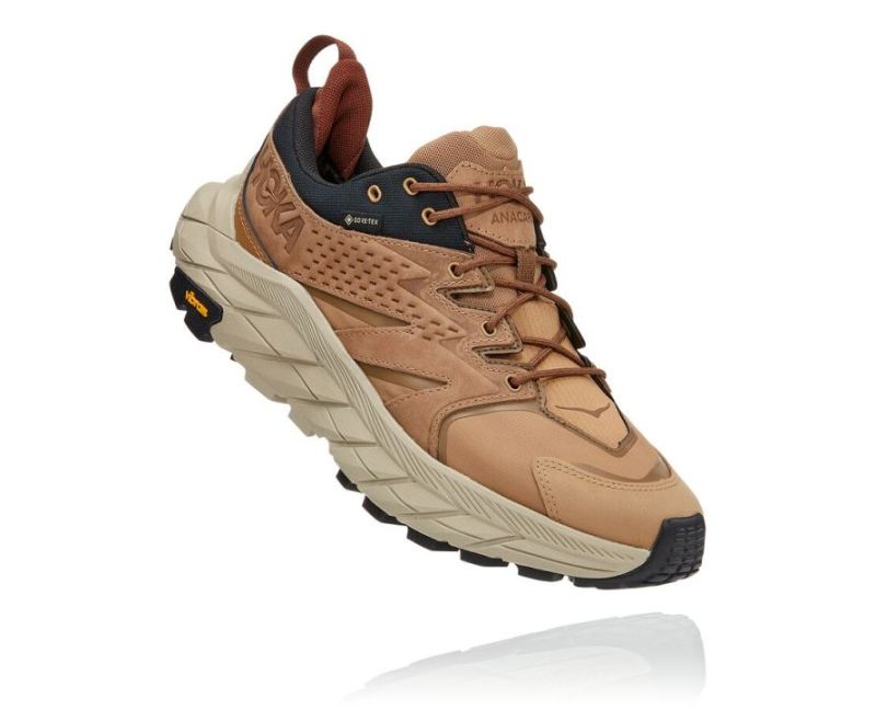 HOKA ANACAPA LOW GORE-TEX TIGERS EYE POUR HOMME / NOIR