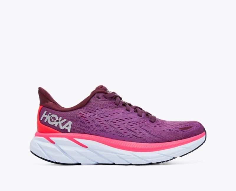 Hoka Clifton 8 pour femme - Raisin /Beautyberry