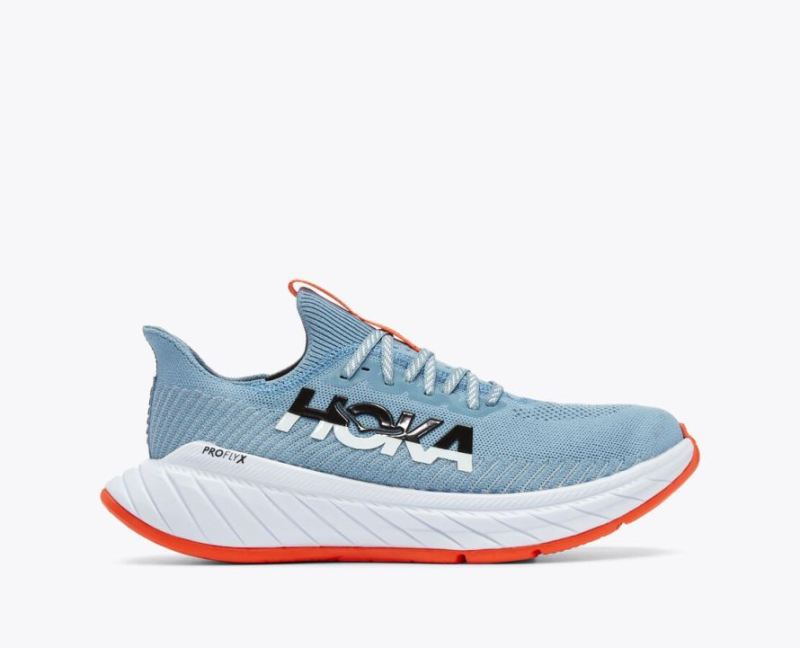 Hoka Carbon X 3 pour homme - Mountain Spring / Puffin's Bill