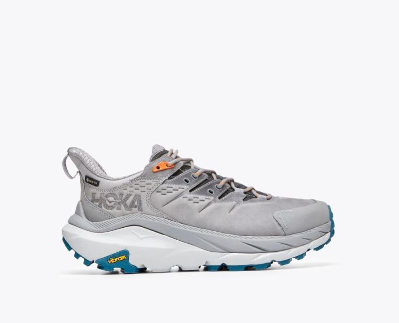 Hoka Kaha 2 Low GTX pour homme-Sharkskin / Blue Coral