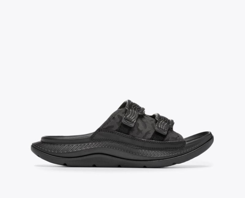 Hoka Ora Luxe pour femme - Noir / Noir